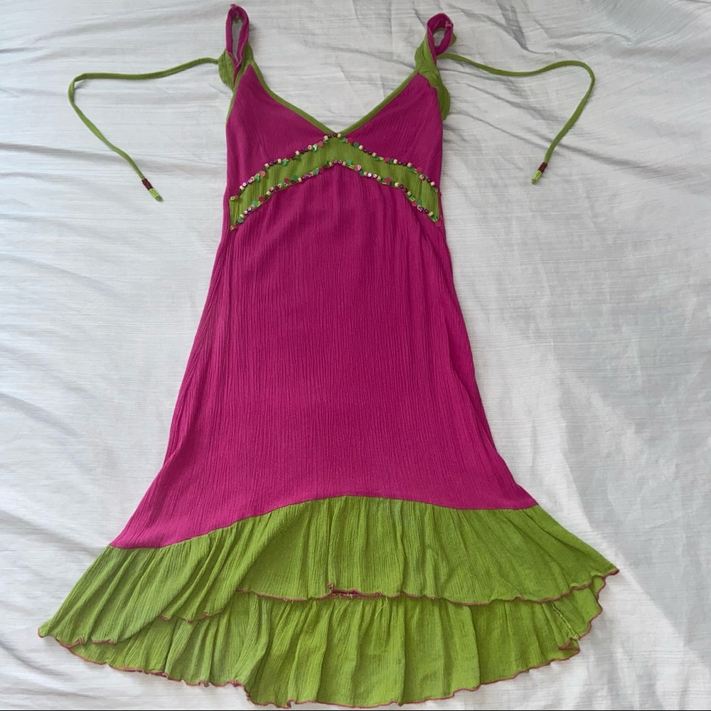 Open back dress